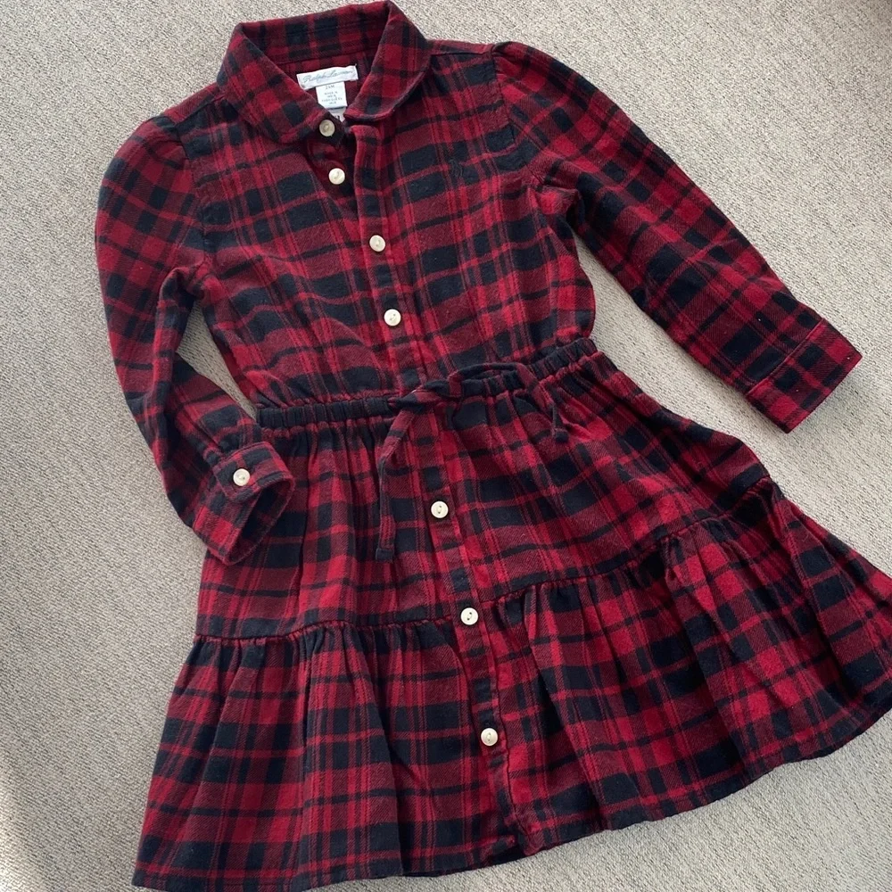 Ralph Lauren Red & Black Plaid Dress